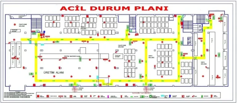 Acil Durum Kat Tahliye Planları 2