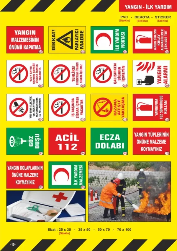 İş Güvenliği ve Uyarı Levhaları 23