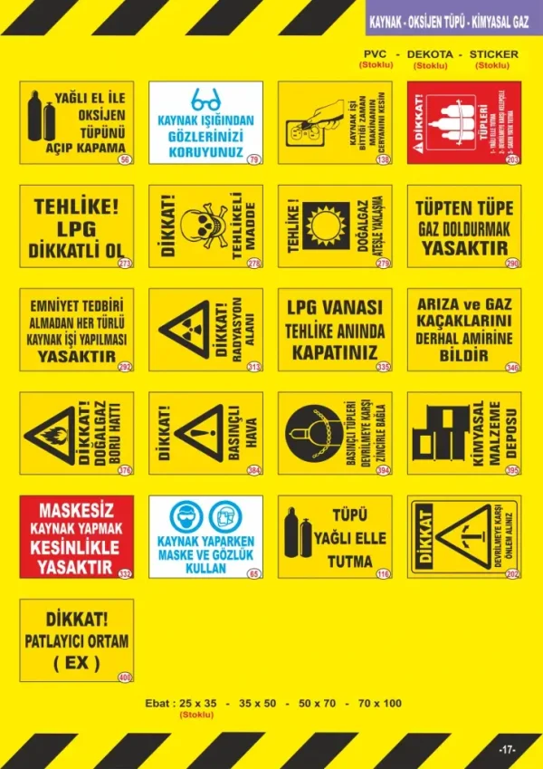 İş Güvenliği ve Uyarı Levhaları 6